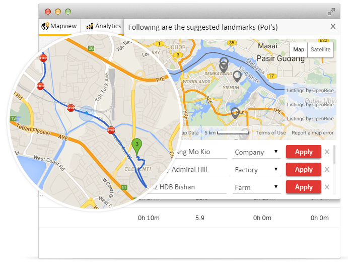 maps to point on of a add how google interest Tracking on Add points map  GPS delivery