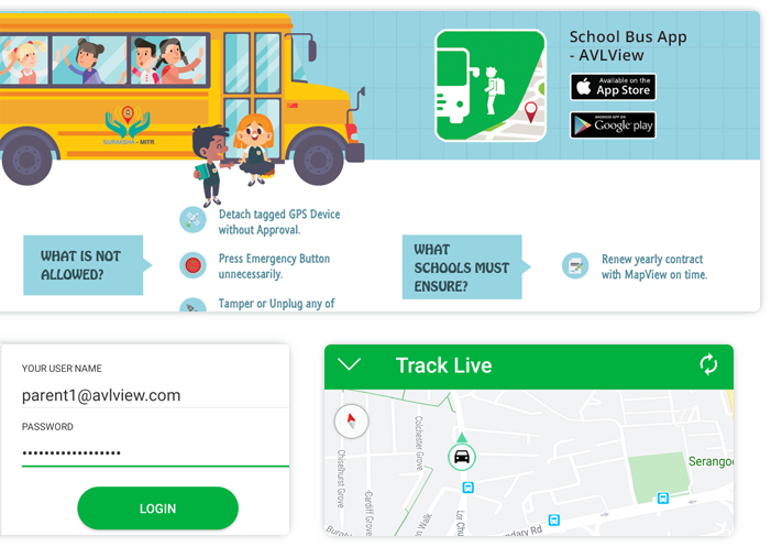 School Bus Tracking System With GPS Devices - Tracking App India & Saudi