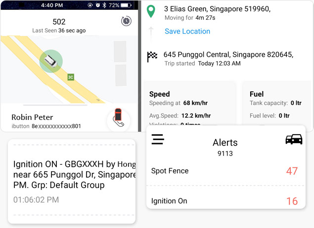 Track your vehicle live on your mobile