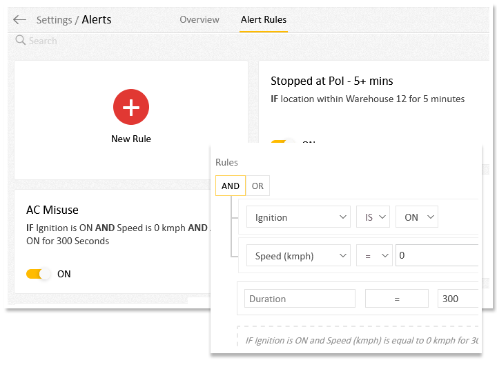 Define Custom Alert Rule