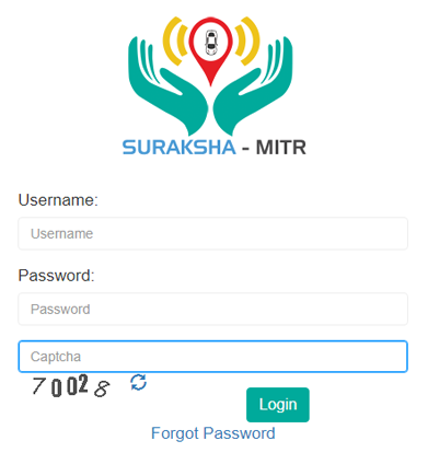 Suraksha Mitr - KMVD Portal لتتبع حافلة المدرسة الإلزامية