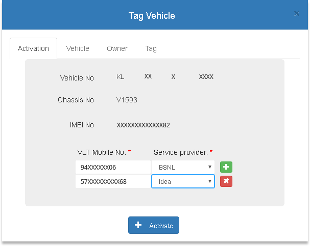 Suraksha Mitr Tag Vehicle form Suraksha Mitr Tag Vehicle form