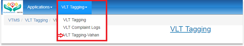 VLT Tagging-Vahan form VLT Tagging-Vahan form