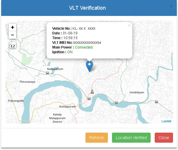 VLT Verification form