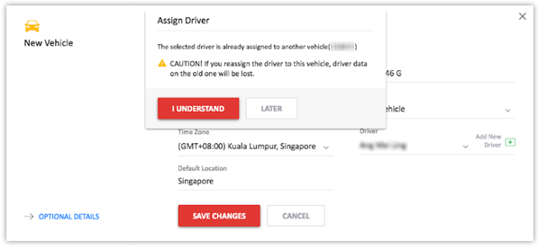 Assign Driver