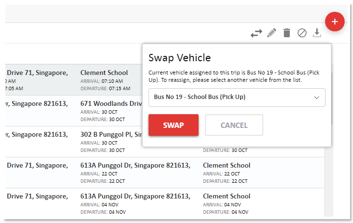 Swap Vehicle