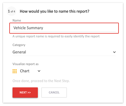 name your report