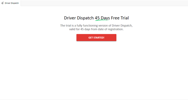 Driver Dispatch Trial