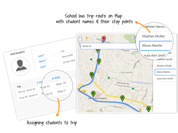School bus tracking with GPS devices