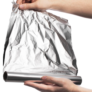 Wrapping a GPS tracker in aluminium foil